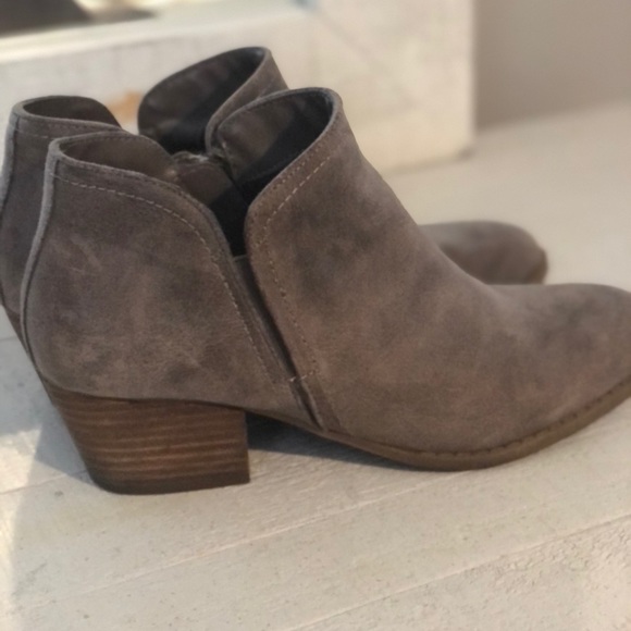 Taupe booties